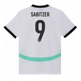 Dámské fotbalový oblečení Rakousko Marcel Sabitzer #9 Venkovní košile ME 2024 Krátkým Rukávem